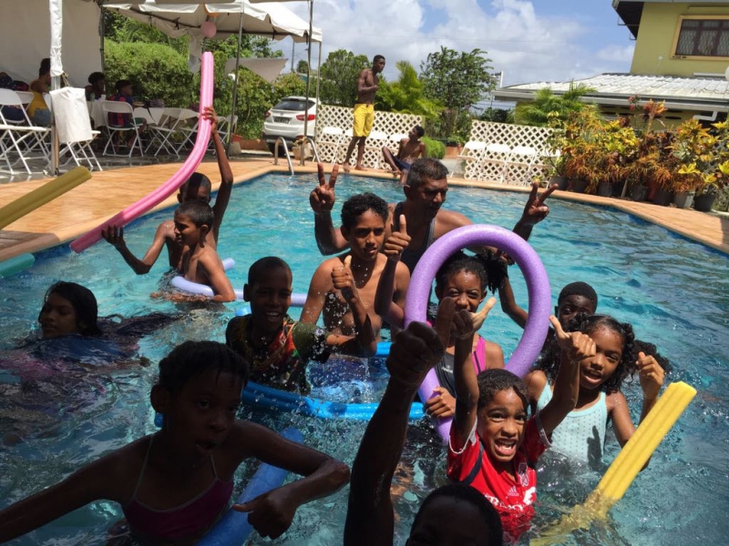 Children speak out at Mother’s Day Pool Party